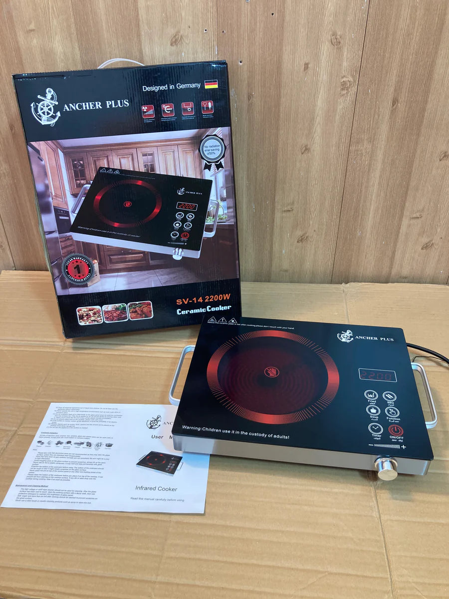 Multifunction Infrared Cooker & Hot Plate R.8045 – Burner Control – 3500W