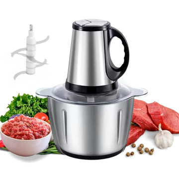 Silver Crest Chopper | 3 Litter | Meat Grinder 1000 Watts | 4 Blades